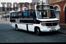 35mm Slide Felix Mercedes Benz O814D Plaxton AY03BUS c2000 Orig