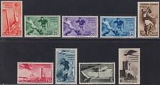 1934 World Football Championship, complete series new integral tyre 357/361 +A69