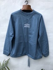 Umbro Maine Road Sweatshirt Drill Top Men’s XL Blue Liam Gallagher Oasis 