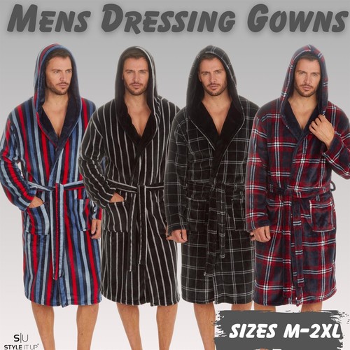 Mens dressing gowns - gowns, striped