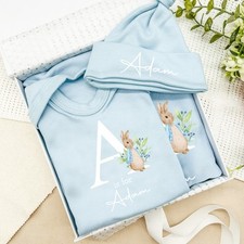 Personalised blue rabbit - personalised,