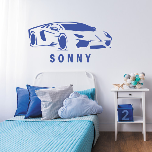 Personalised sports car - sports, wall