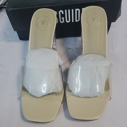 Clear high heeled shoes size - heeled,