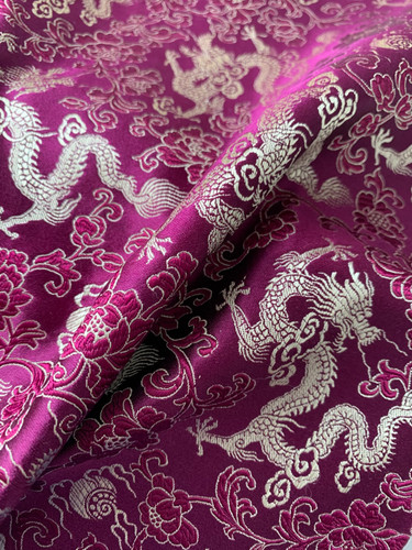 Chinese satin silk brocade - satin,