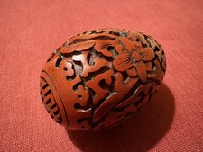 Vintage Chinese Carved Red