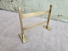 Brass Gate Design Boot Scraper/ Fireside Accessory Quirky & Solid Brass