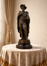 Large Bronzed Sculpture Statue
