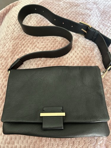 Whistles leather black - leather, bag