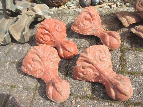 Antique iron bath feet - iron, legs