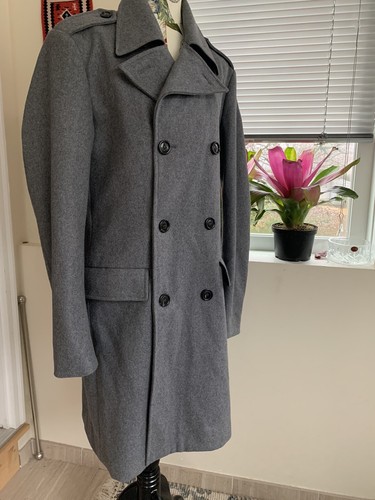 Benetton gray coat - mens, size