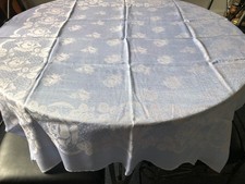 Retro Rectangle Blue Floral