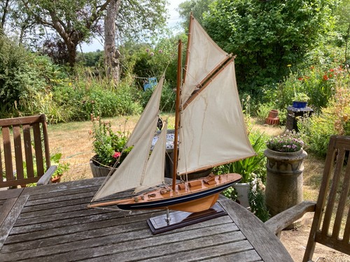 Vintage sailing yacht wooden - sailing,