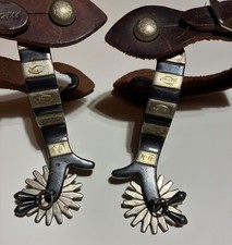 Cowboy  Inlaid Western Spurs