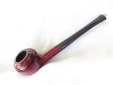 Dr Plum, London made, unsmoked smooth bulldog Rhodesian styled briar pipe