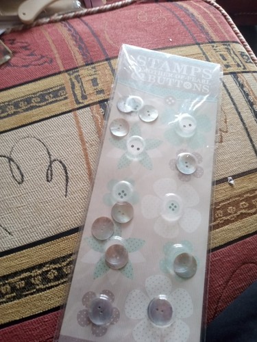 Stamp mother of - stamp, pearl
