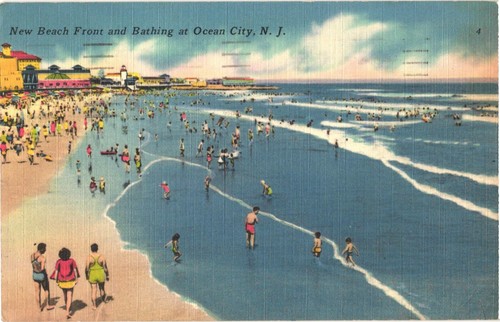Ocean city new beach - beach, front
