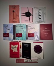 10 x mini SPRAY perfume vials set for travel job lot in christmas gift box