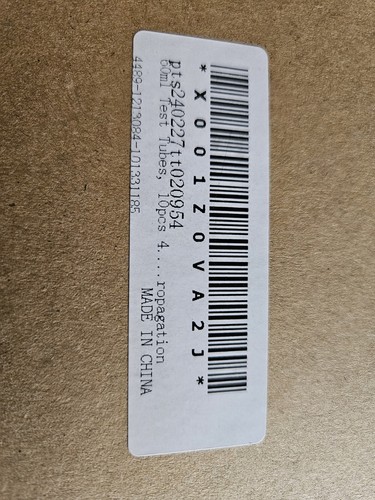 60ml test tubes 10pcs - test,