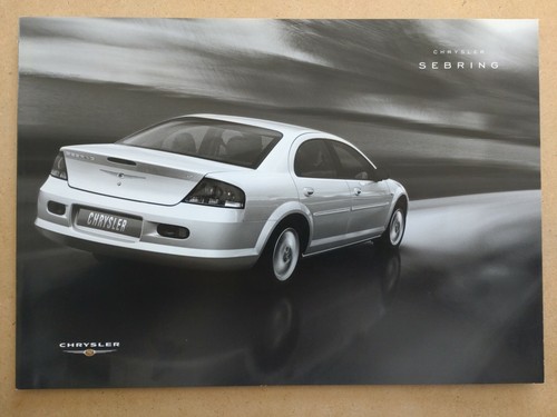 Chrysler sebring brochure - chrysler,