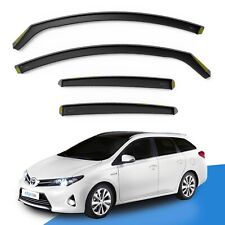 TOYOTA Auris MK2 2013-2018 5 Door Touring Estate Wind Deflectors 4pc Edgevisors