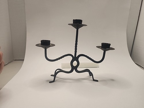 Wrought iron candelabra - wrought,