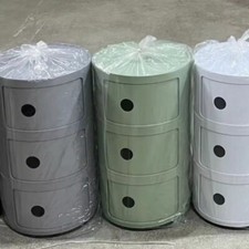 Round Chest of Drawers Cabinet