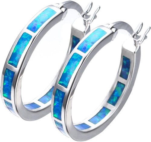 925 sterling silver hoop - 925,