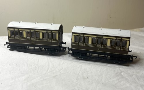 Brown hornby model railway - x,