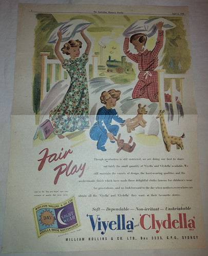 Vtg 1946 viyella clydella - vtg,