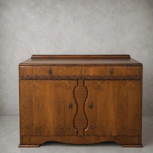 Art deco walnut sideboard - deco,