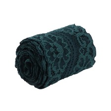 Dark Green Lace Ribbon 10 Yards 2in Wide Stretchy Elastic Comfortable Unique L