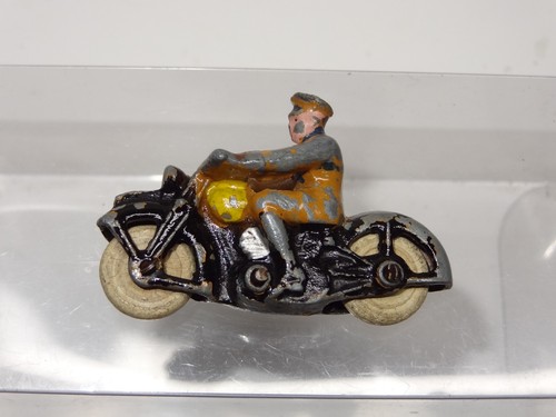 Dinky 44b motorcycle - motorcycle, rider