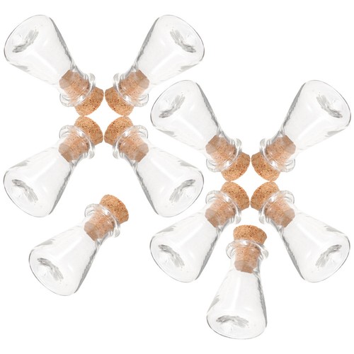 12pcs small glass bottles - glass,