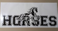 Horse lorry decal running - –,