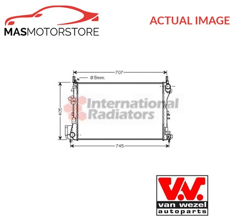Engine cooling radiator - cooling, van