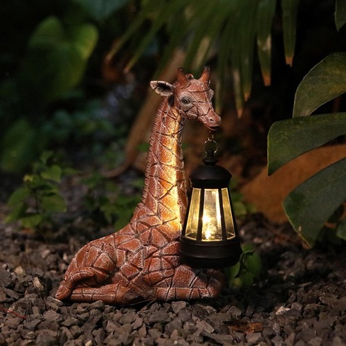 Garden giraffe statue with - garden,