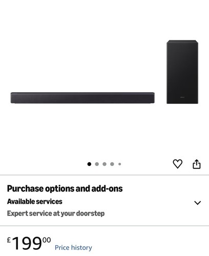 Samsung soundbar b46cf - samsung, black