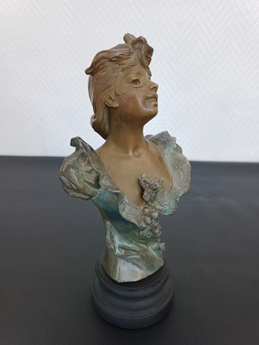 Antique art nouveau woman bust - nouveau,