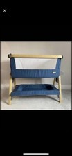 Next to me cot Tutti Bambini CoZee Bedside Crib blue x2