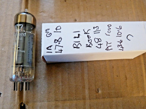 Mullard el84 halo getter km1 - mullard,