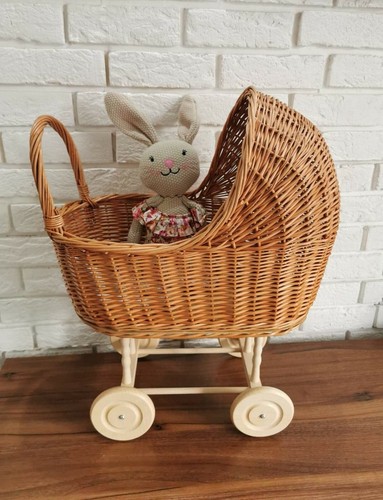 Vintage style wicker wooden - vintage,