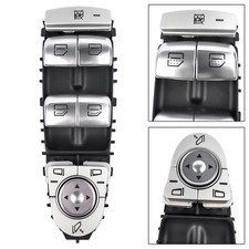 Power Window Main Control Switch Black for Mercedes E-Class W213 E250 E220 E400