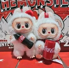 La Bubu Labubu The Monsters Coca-Cola Series Plush Figure Coke Bottle Can 
