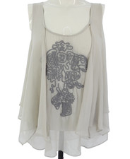ZARA Top Embroidered Floaty