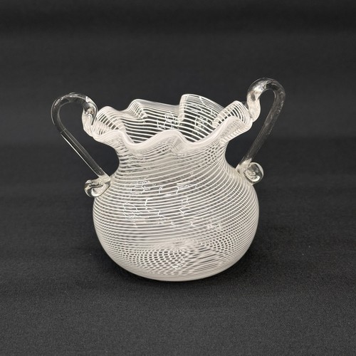 Vintage latticino white swirl - vintage,