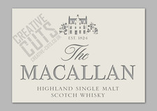 Macallan Whiskey Stencil |