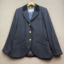 Joules Tweed Jacket UK 16 Navy