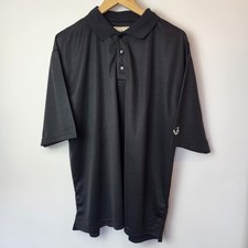 Woodworm Men's Black Golf Polo Shirt Size XL Good Condition Top Collared 