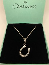 Lucky horseshoe blue S925