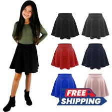 Girls Skater Flared Skirt High
